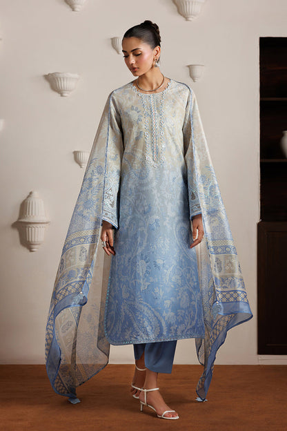 Baroque | Luxury Summer Pret | UF-4524 - Luxury Dress - available at Maria Faisal in UK and USA.