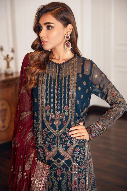 Jazmin | Formals Collection | CHIFFON UC-3049 - Ladies Clothes - Maria Faisal