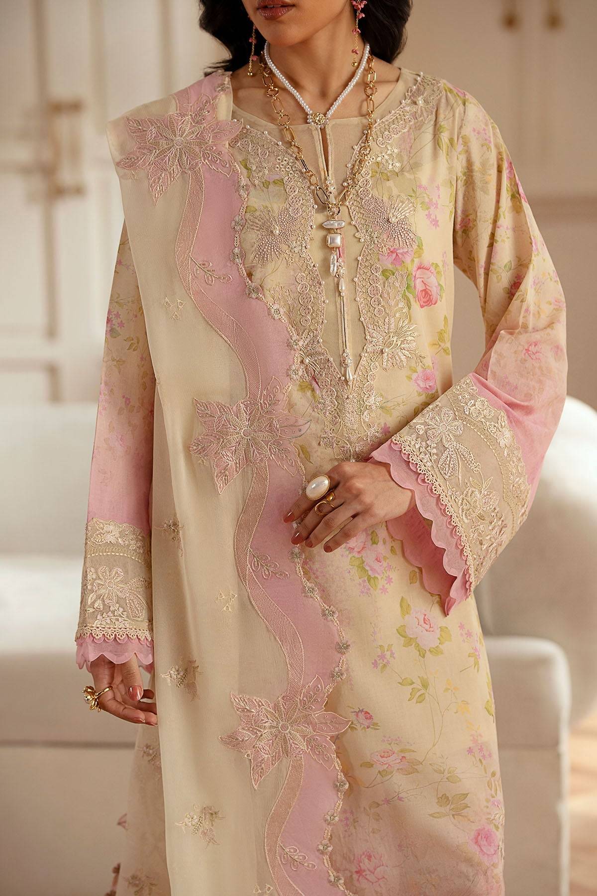 Nureh | Feya Eid Lawn | FE-05 by Maria Faisal - Registered Vendor of : Nureh - type : Ladies Clothes - 100% original wedding dresses