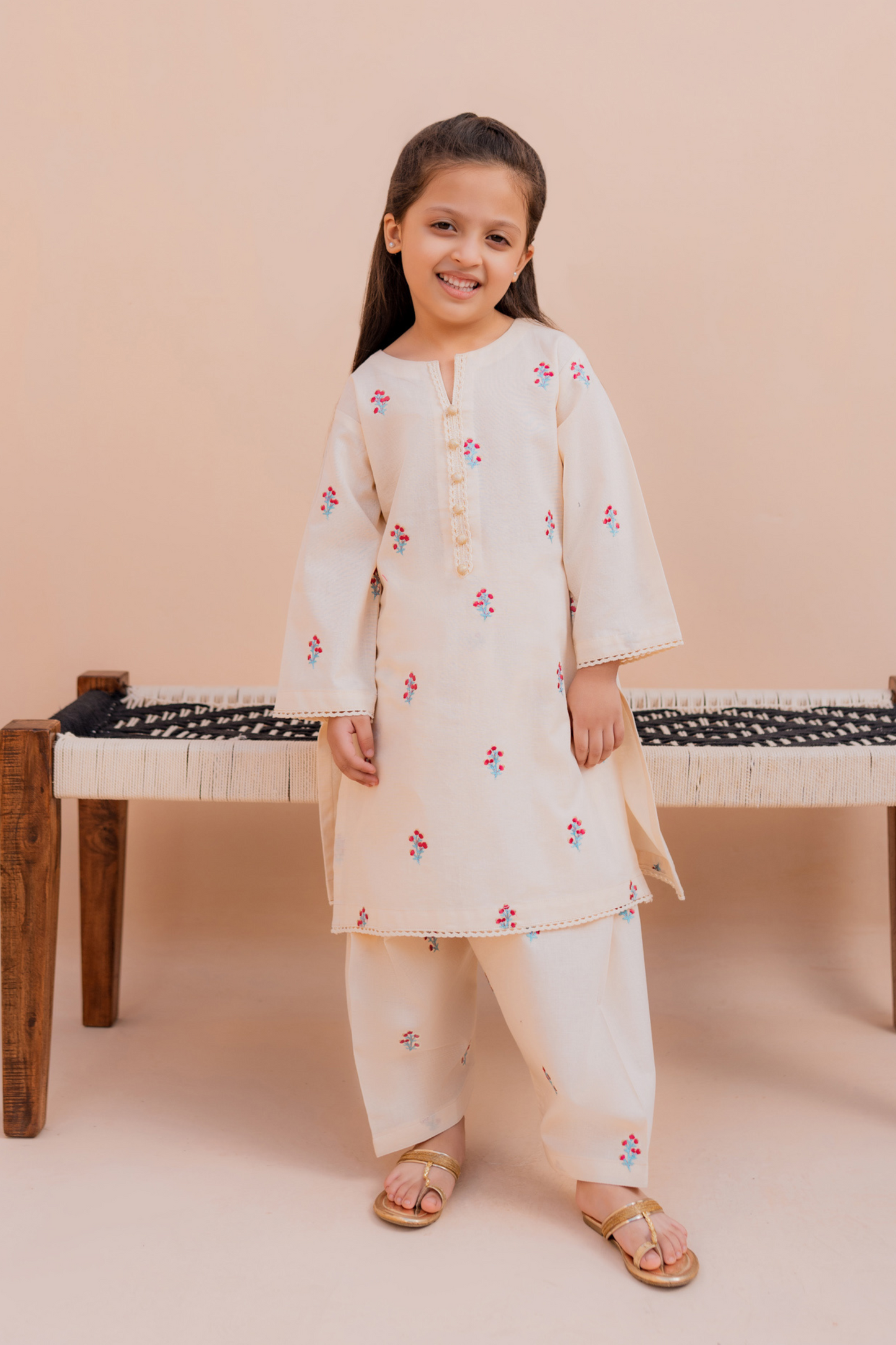 KKG-105 - by Maria Faisal - Registered Vendor of : Kastoor Kids - 100% Original Designer Dress.