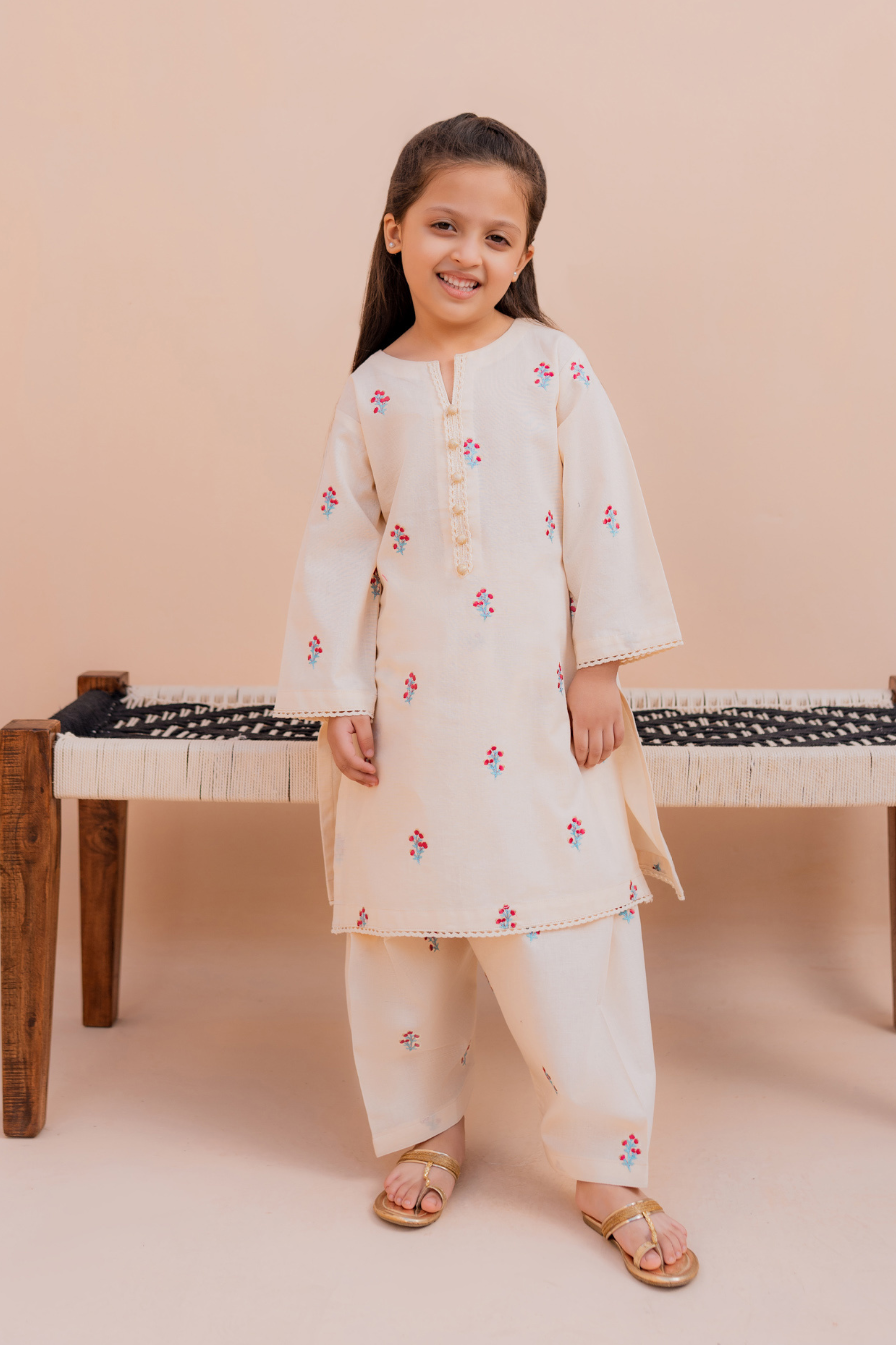 KKG-105 - by Maria Faisal - Registered Vendor of : Kastoor Kids - 100% Original Designer Dress.