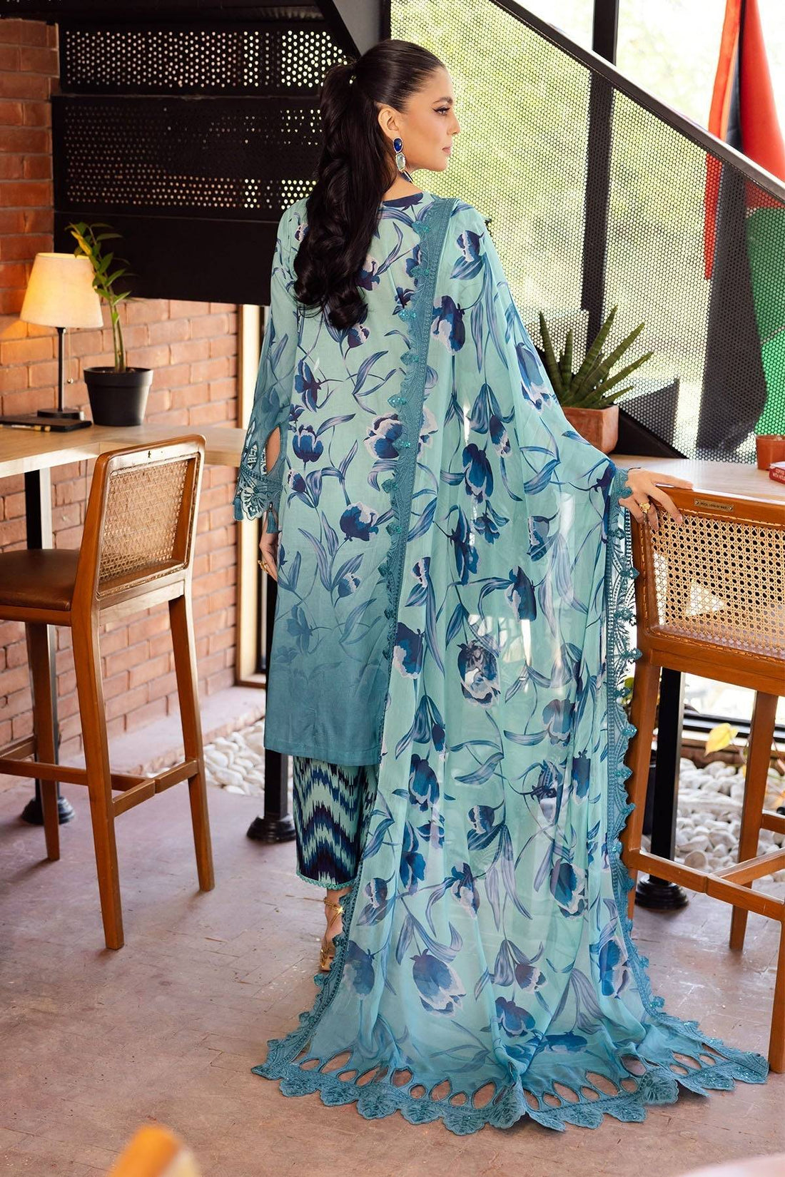 Nureh | Glam Girl Lawn | GL-08 by Maria Faisal - Registered Vendor of : Nureh - type : Ladies Clothes - 100% original wedding dresses