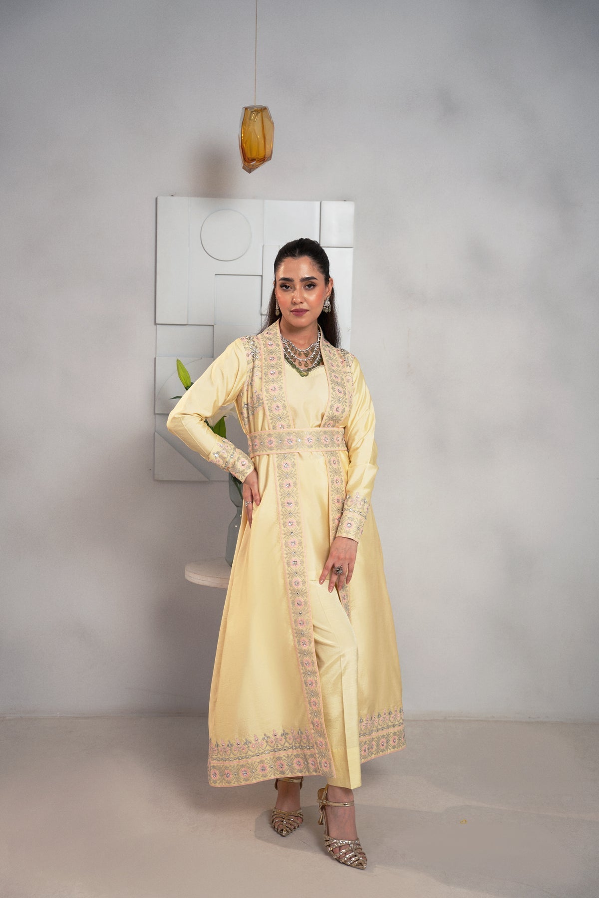 Fozia Khalid | Dilkash Festive Wear 25 | Sahar - Formal Dress - available at Maria Faisal in UK and USA.