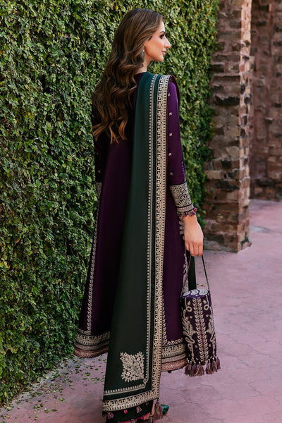 Jazmin | Winter Edition 24 | SLUB KHADDAR-DW23-D4 - Designer Dress with Intricate embroidery and embellishments. Shop elegent wedding dress at Maria Faisal.