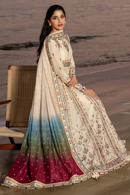Jazmin | Shahkaar Luxury Eid Lawn SS26 | SL25-D9 - Luxury Dress - available at Maria Faisal in UK and USA.