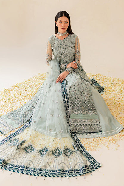 Farasha | Lumiere Formals | FREYA - Designer Dress with Intricate embroidery and embellishments. Shop elegent wedding dress at Maria Faisal.