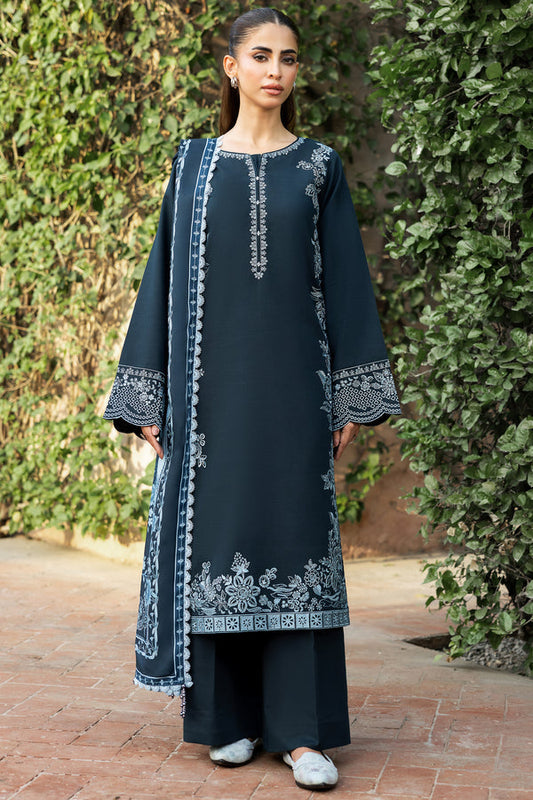 Farasha | Eminence Khaddar 25 | Softdawn - Casual Dress - available at Maria Faisal in UK and USA.