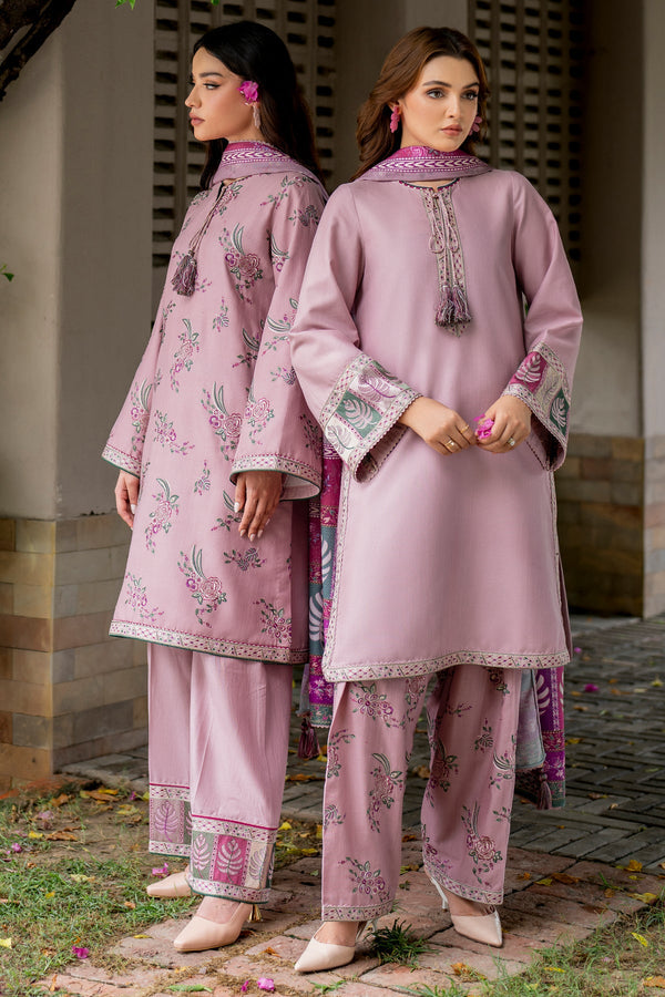 Jazmin | Winter Edition 24 | KHADDAR UW-0055 - Designer Dress with Intricate embroidery and embellishments. Shop elegent wedding dress at Maria Faisal.