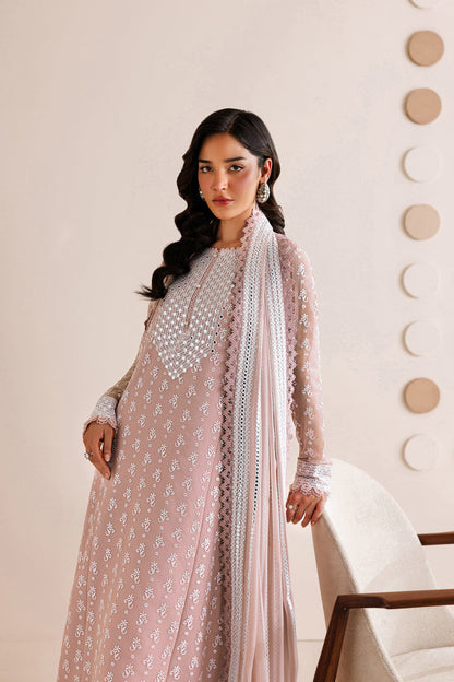 Farasha | Chiffon Threads 26 | BLUSH SAND - Formal Dress - available at Maria Faisal in UK and USA.