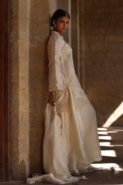 Wardha Saleem | Aari Collection 26 | Champa - Formal Dress - available at Maria Faisal in UK and USA.