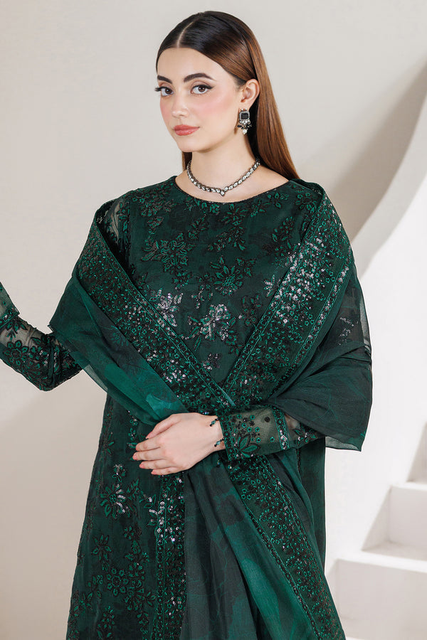 Farasha | Formals 26 | Jade Majesty - Formal Dress - available at Maria Faisal in UK and USA.