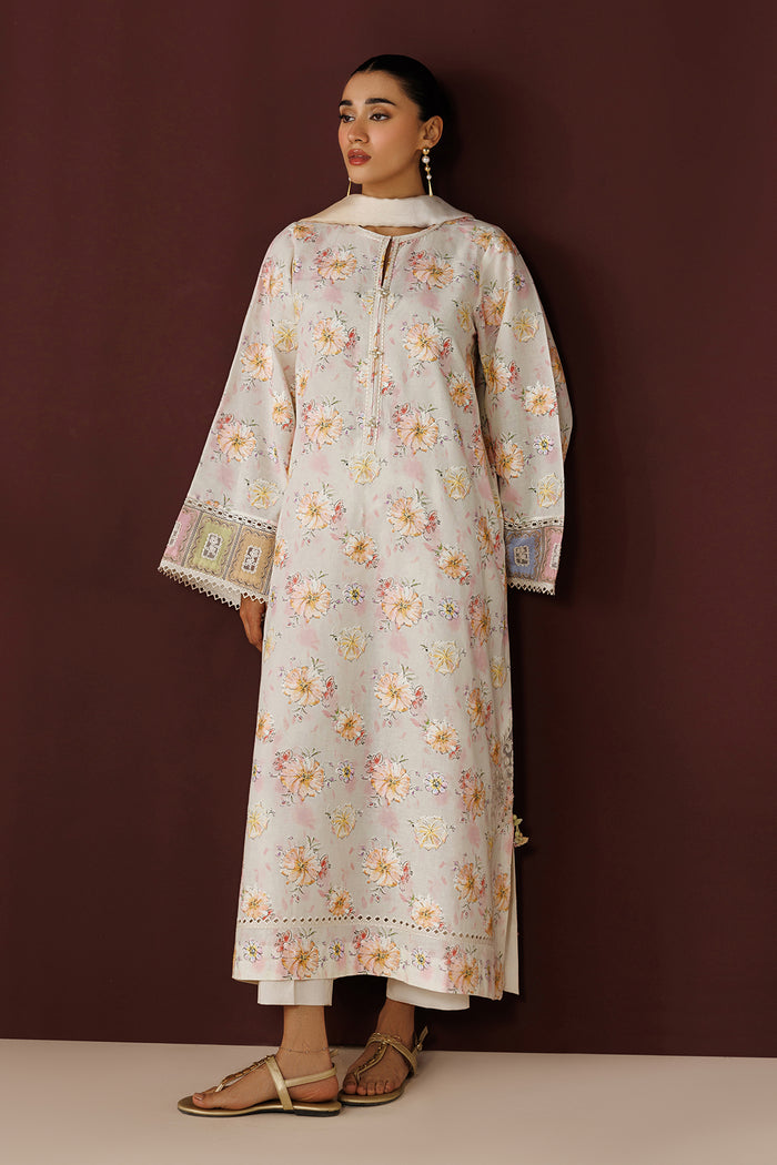 Baroque  | Luxury Pret 26 | PR-1260 - Luxury Dress - available at Maria Faisal in UK and USA.
