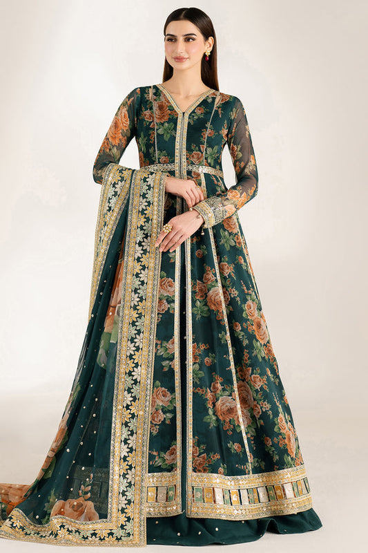 Farasha | Fiorella Formals | Teal Passion - Ladies Clothes - Maria Faisal