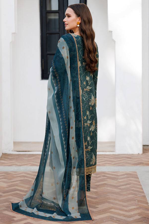 Farasha | Printed Essentials | Teal Bell by Maria Faisal - Registered Vendor of : Farasha - type : Ladies Clothes - 100% original wedding dresses
