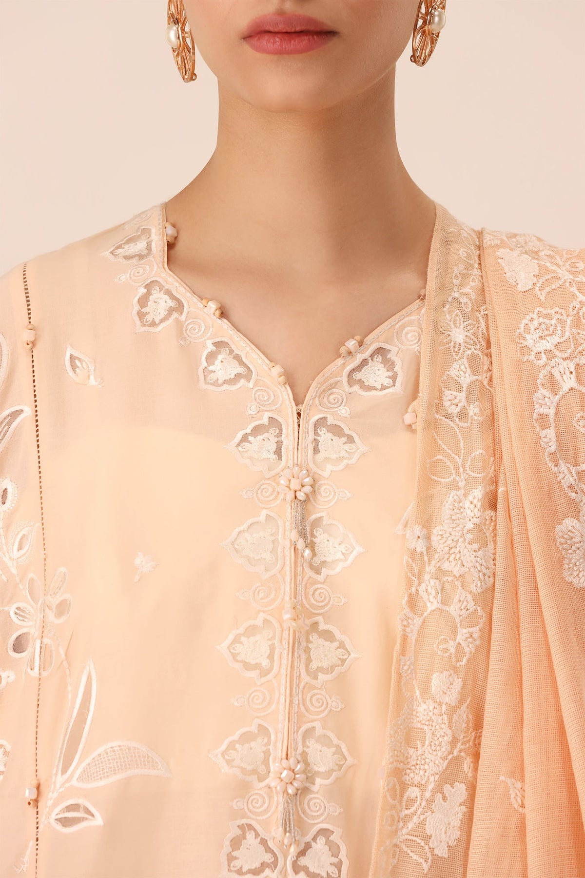 Elan | Stitched Pret 26 | NOORAI (EL26-06 A ST) - Luxury Dress - available at Maria Faisal in UK and USA.