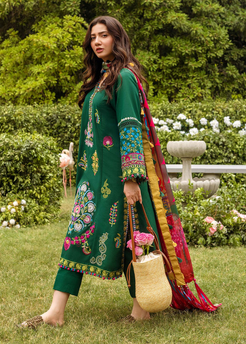 Sadaf Fawad Khan | Lawn 24 | Ada (A) - Designer Dress with Intricate embroidery and embellishments. Shop elegent wedding dress at Maria Faisal.
