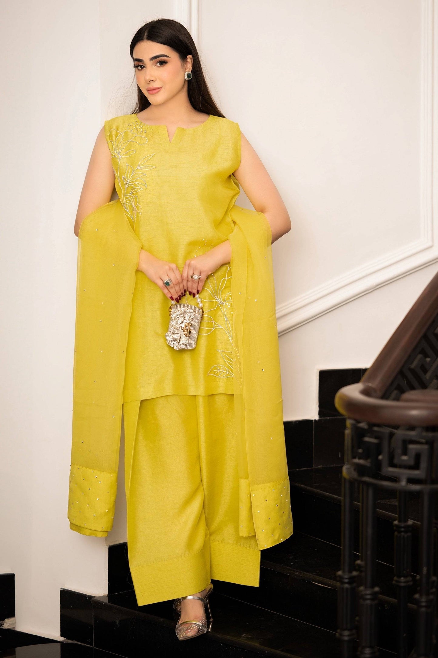 Hana | Signature Series | Lime Radiance by Maria Faisal - Registered Vendor of : Hana - type : Ladies Clothes - 100% original wedding dresses