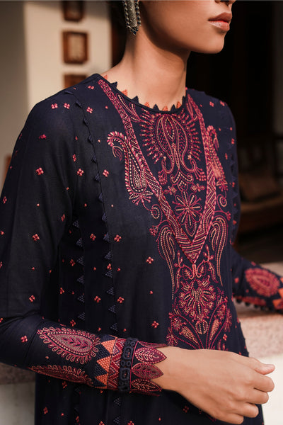 Jazmin | Winter Edition 24 | SLUB KHADDAR UW-0074 - Designer Dress with Intricate embroidery and embellishments. Shop elegent wedding dress at Maria Faisal.