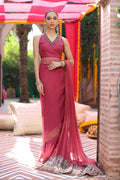 Chinyere | Formal Wedding Exclusive | RUBY DUST SARI (AA5031) by Maria Faisal - Registered Vendor of : Chinyere - type : Ladies Clothes - 100% original wedding dresses
