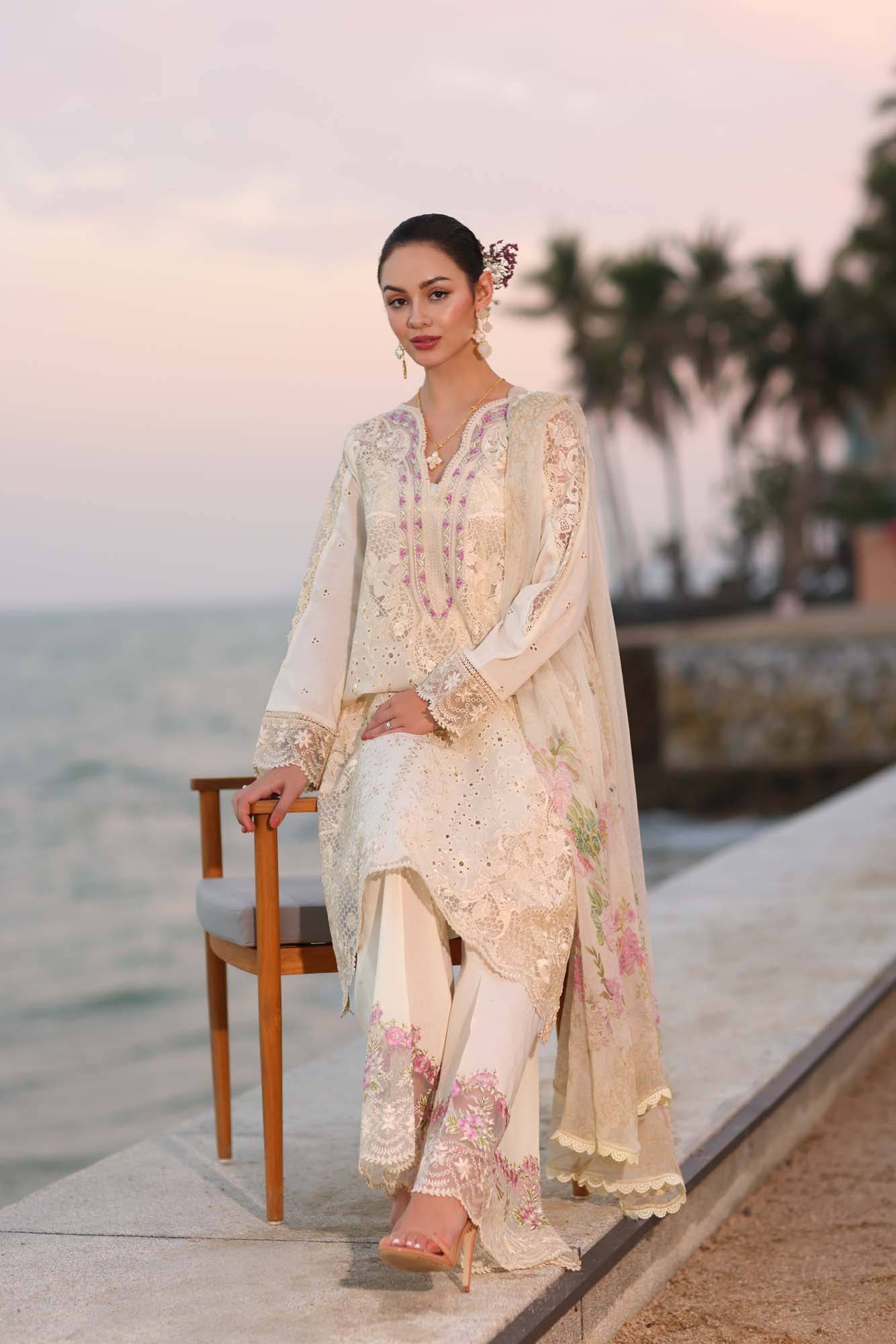 Noor by Saadia Asad | Eid Luxury Laserkari 25 | D3-A by Maria Faisal - Registered Vendor of : Noor by Saadia Asad - type : Ladies Clothes - 100% original wedding dresses