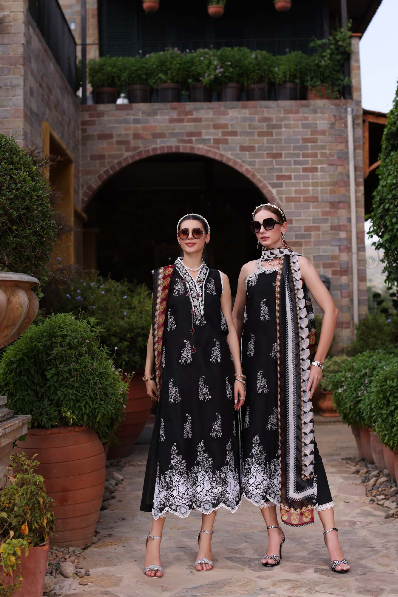 Noor by Saadia Asad | Eid Luxe Printkari 24 | D6 - Maria Faisal