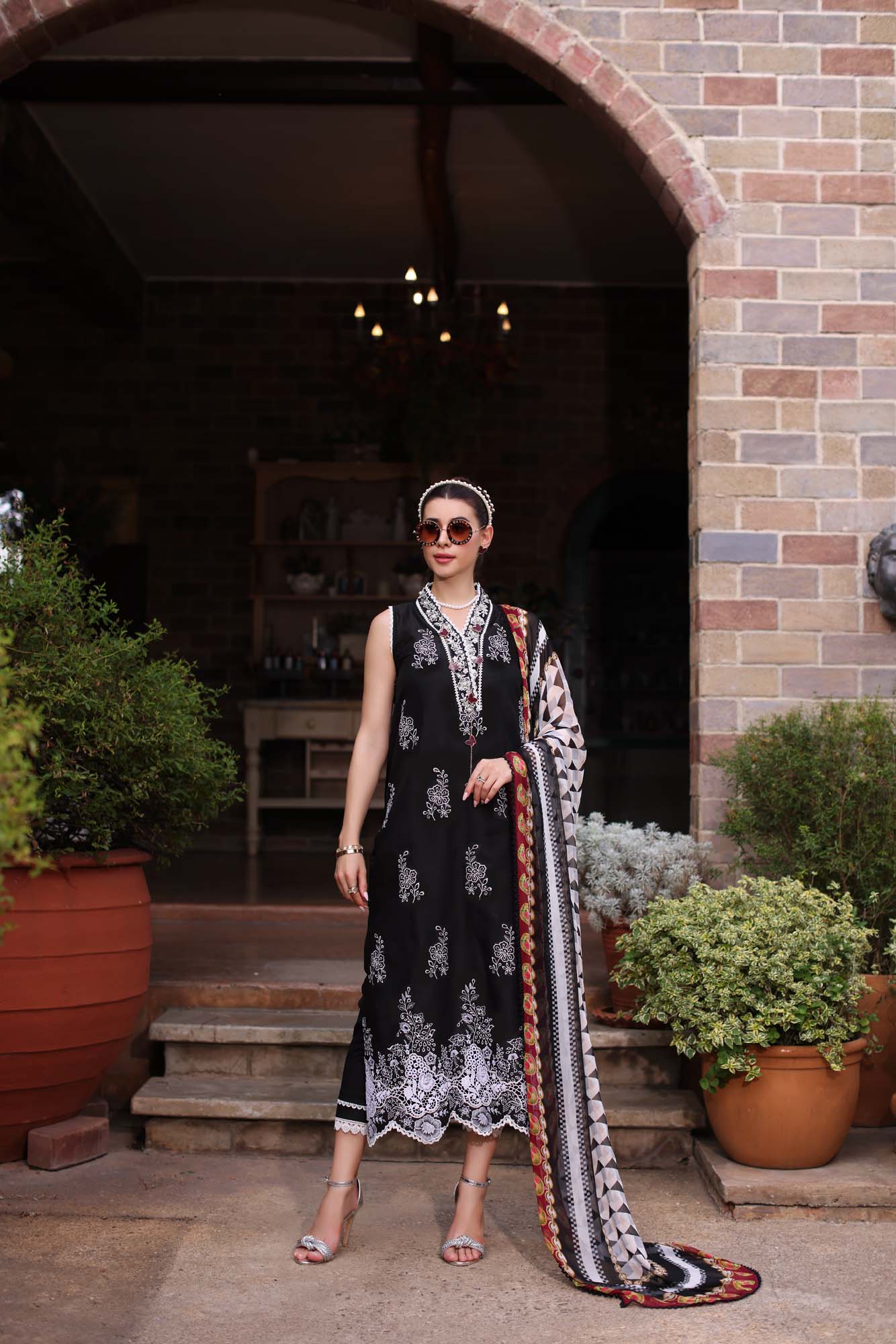 Noor by Saadia Asad | Eid Luxe Printkari 24 | D6 - Maria Faisal
