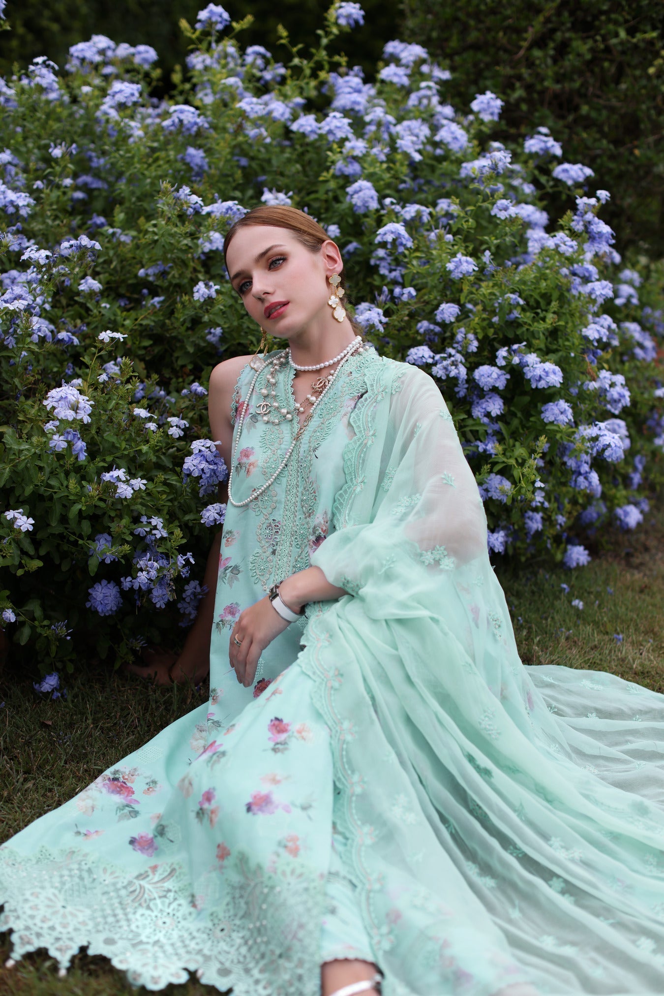 Noor by Saadia Asad | Eid Luxe Printkari 24 | D5 - Maria Faisal