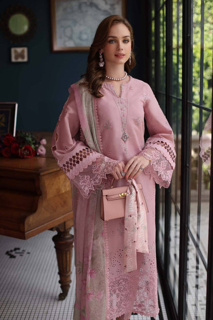 Noor by Saadia Asad | Eid Luxury Schiffli Laserkari 25 | D3- Blush Pink by Maria Faisal - Registered Vendor of : Noor by Saadia Asad - type : Ladies Clothes - 100% original wedding dresses