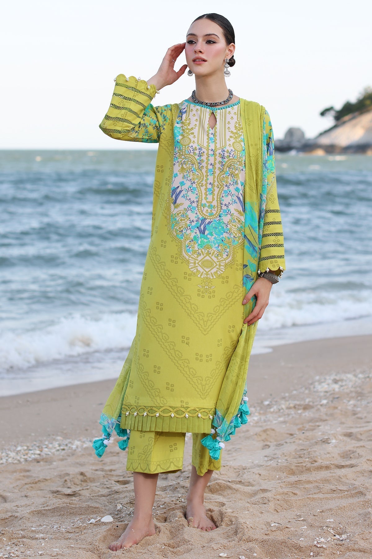 Charizma | C Prints Vol 6 | CP4-48 - Designer Dress with Intricate embroidery and embellishments. Shop elegent wedding dress at Maria Faisal.