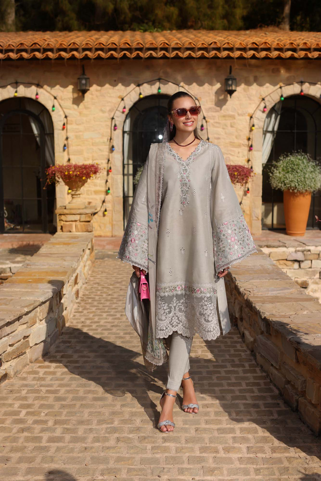 Noor by Saadia Asad | Luxe Chikankari 25 | D1-B