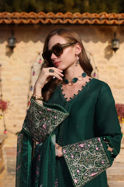 Noor by Saadia Asad | Luxe Printkari | D1-A - Luxury Dress - available at Maria Faisal in UK and USA.