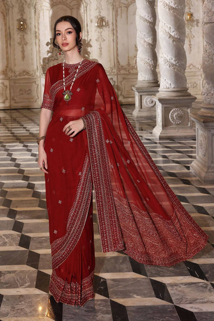 Chinyere | Formal Wedding Exclusive | SOHA B SARI (AA5343) by Maria Faisal - Registered Vendor of : Chinyere - type : Ladies Clothes - 100% original wedding dresses