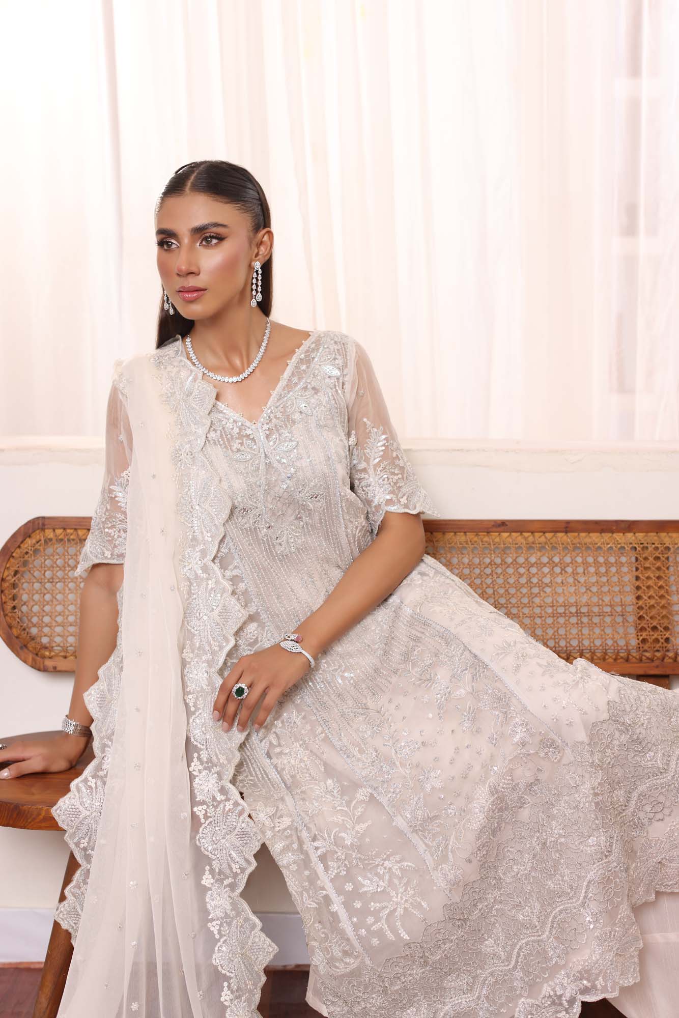 Noor by Saadia Asad | Noor Chiffon De Luxe | D5 - Wedding Dress - Maria Faisal