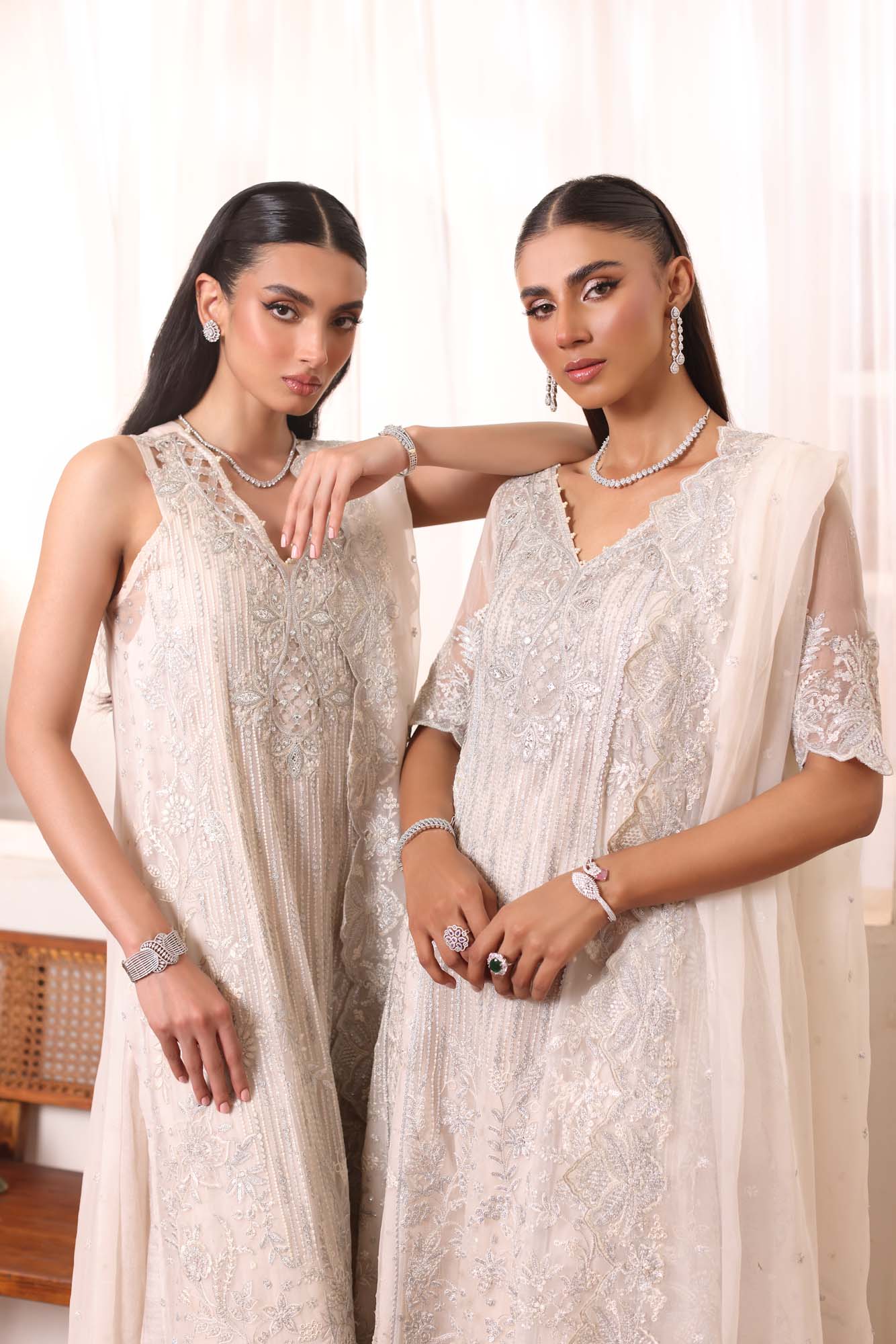 Noor by Saadia Asad | Noor Chiffon De Luxe | D5 - Wedding Dress - Maria Faisal