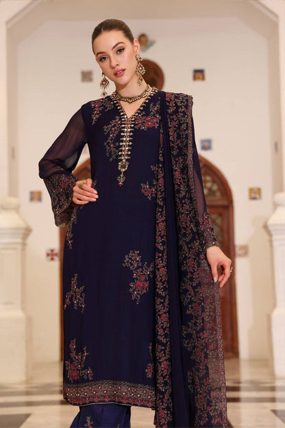 Chinyere | Formal Wedding Exclusive | INDIGO BUNCH (AA5260) by Maria Faisal - Registered Vendor of : Chinyere - type : Ladies Clothes - 100% original wedding dresses