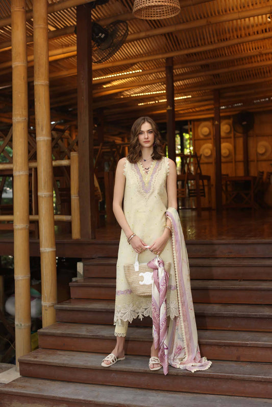 Noor by Saadia Asad | Eid Luxe Printedkari | D9-A by Maria Faisal - Registered Vendor of : Noor by Saadia Asad - type : Ladies Clothes - 100% original wedding dresses