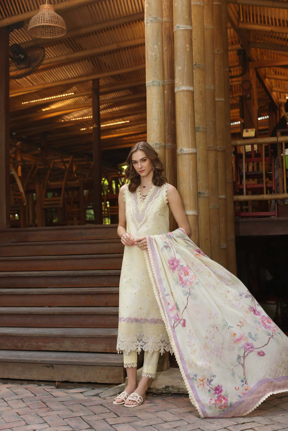 Noor by Saadia Asad | Eid Luxe Printedkari | D9-A - Ladies Clothes - Maria Faisal
