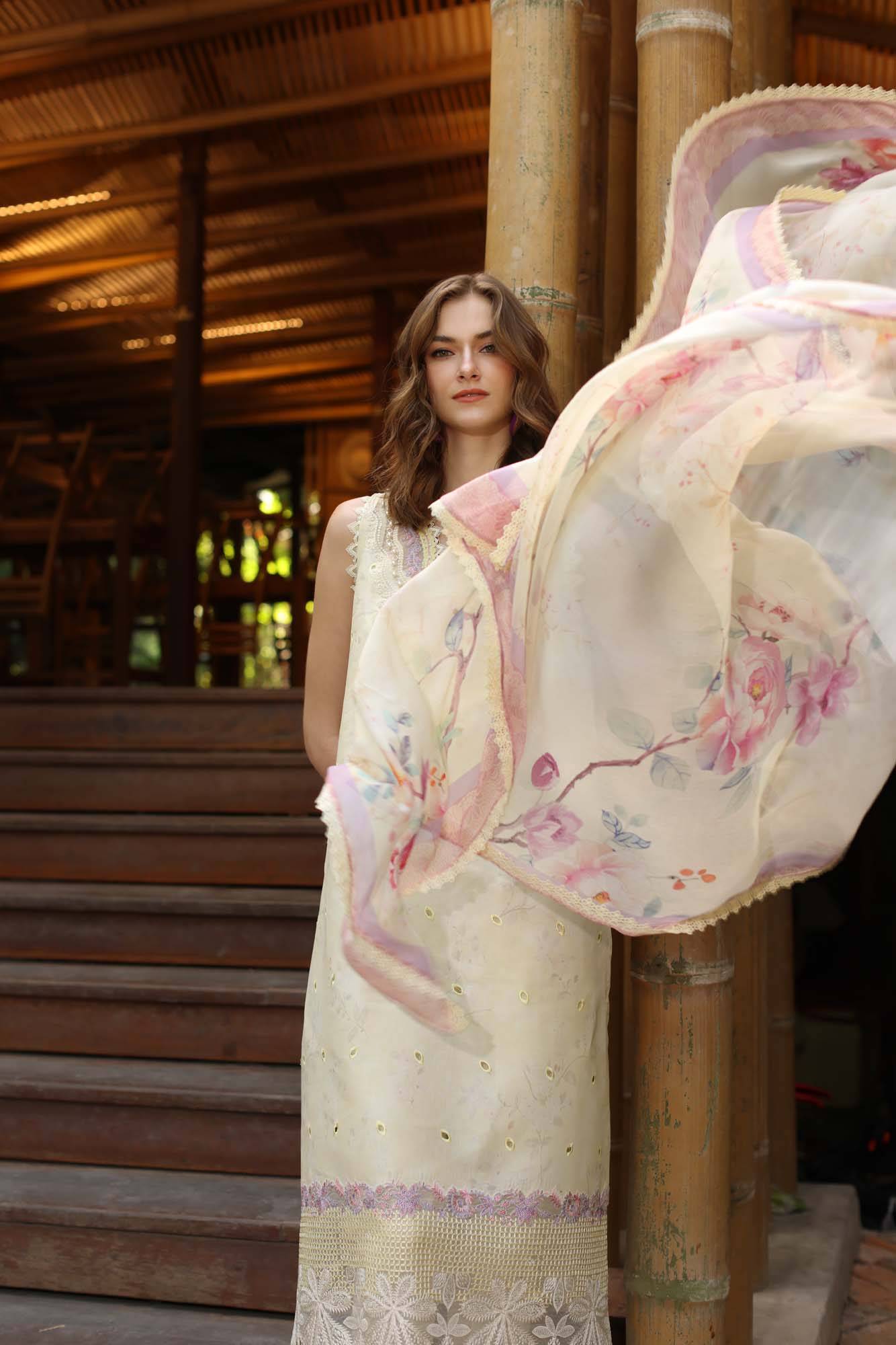 Noor by Saadia Asad | Eid Luxe Printedkari | D9-A by Maria Faisal - Registered Vendor of : Noor by Saadia Asad - type : Ladies Clothes - 100% original wedding dresses