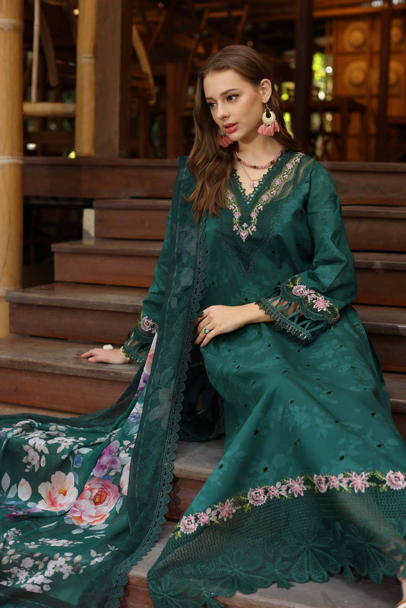 Noor by Saadia Asad | Eid Luxe Printedkari | D9-B by Maria Faisal - Registered Vendor of : Noor by Saadia Asad - type : Ladies Clothes - 100% original wedding dresses