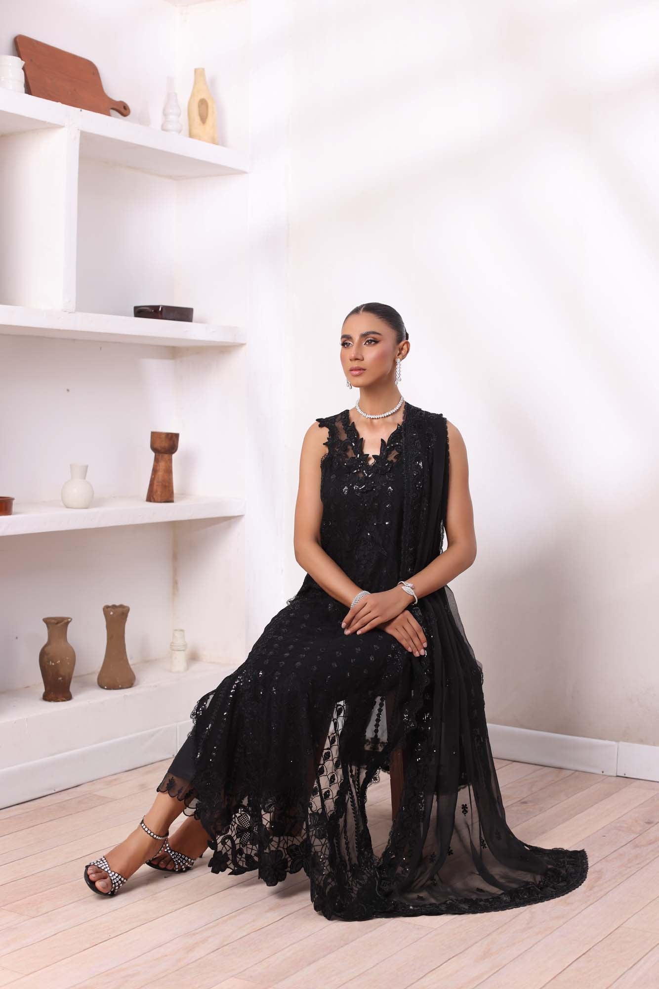 Noor by Saadia Asad | Noor Chiffon De Luxe | D4 - Wedding Dress - Maria Faisal