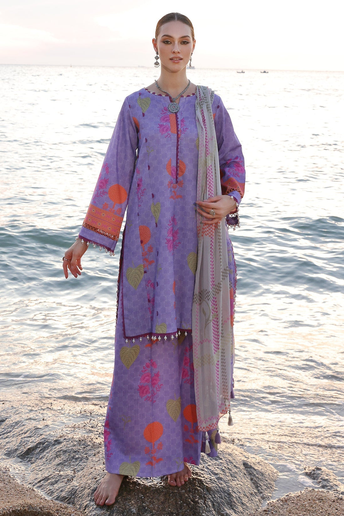 Charizma | C Prints Vol 6 | CP4-52 - Designer Dress with Intricate embroidery and embellishments. Shop elegent wedding dress at Maria Faisal.