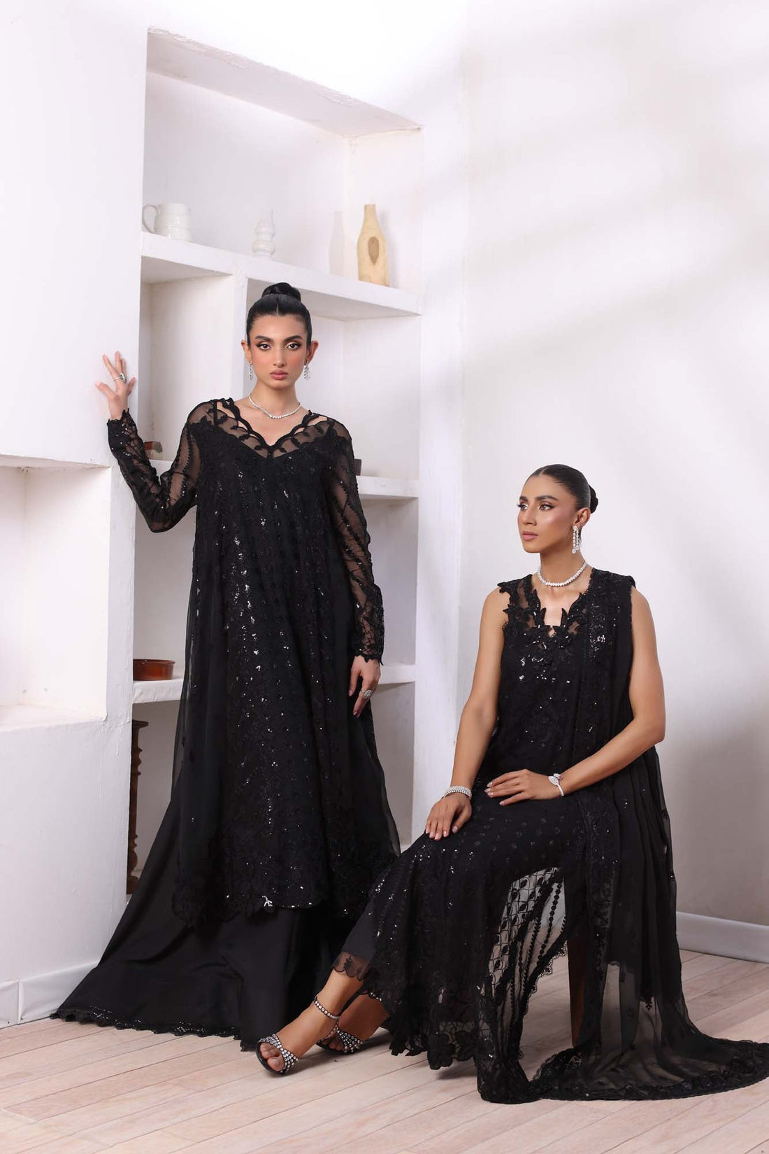 Noor by Saadia Asad | Noor Chiffon De Luxe | D4 - Wedding Dress - Maria Faisal