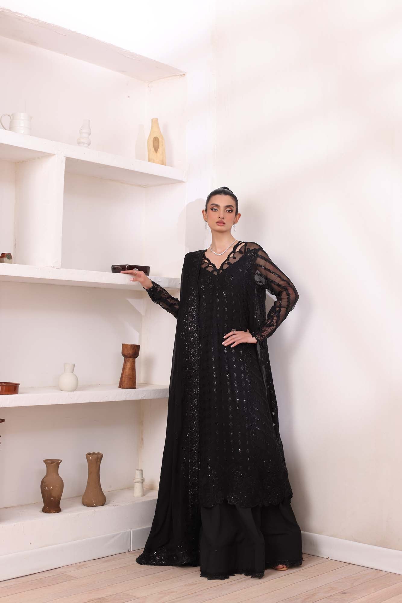 Noor by Saadia Asad | Noor Chiffon De Luxe | D4 - Wedding Dress - Maria Faisal