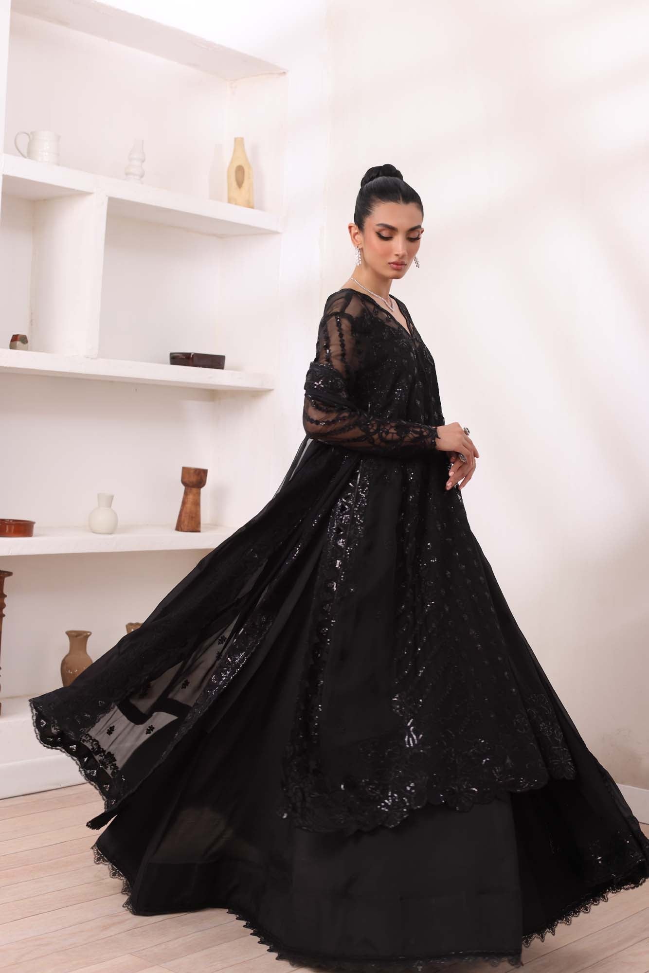 Noor by Saadia Asad | Noor Chiffon De Luxe | D4 - Wedding Dress - Maria Faisal