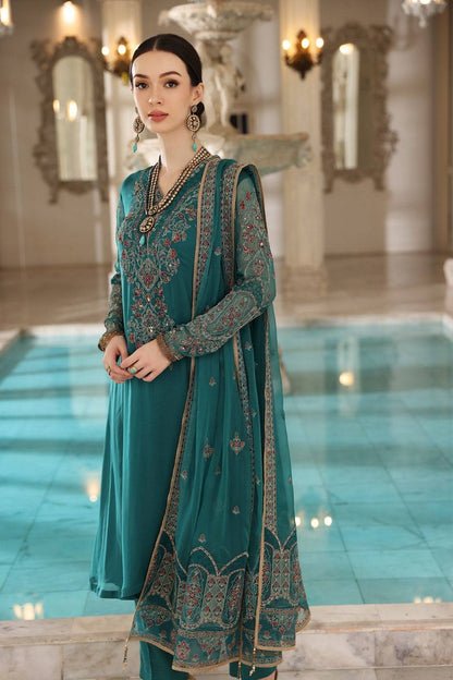 Chinyere | Formal Wedding Exclusive | Deep Sea (AA5393) by Maria Faisal - Registered Vendor of : Chinyere - type : Ladies Clothes - 100% original wedding dresses