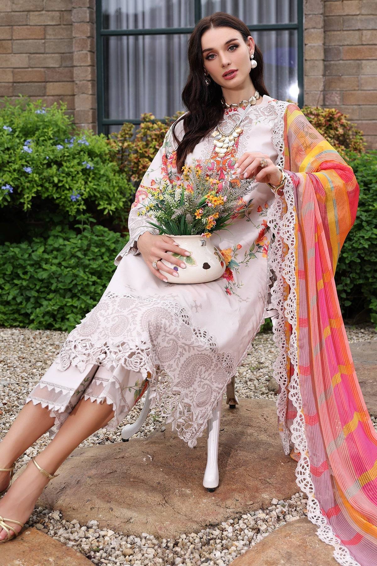 Charizma | Rang e Bahar | CRB5-07 by Maria Faisal - Registered Vendor of : Charizma - type : Ladies Clothes - 100% original wedding dresses