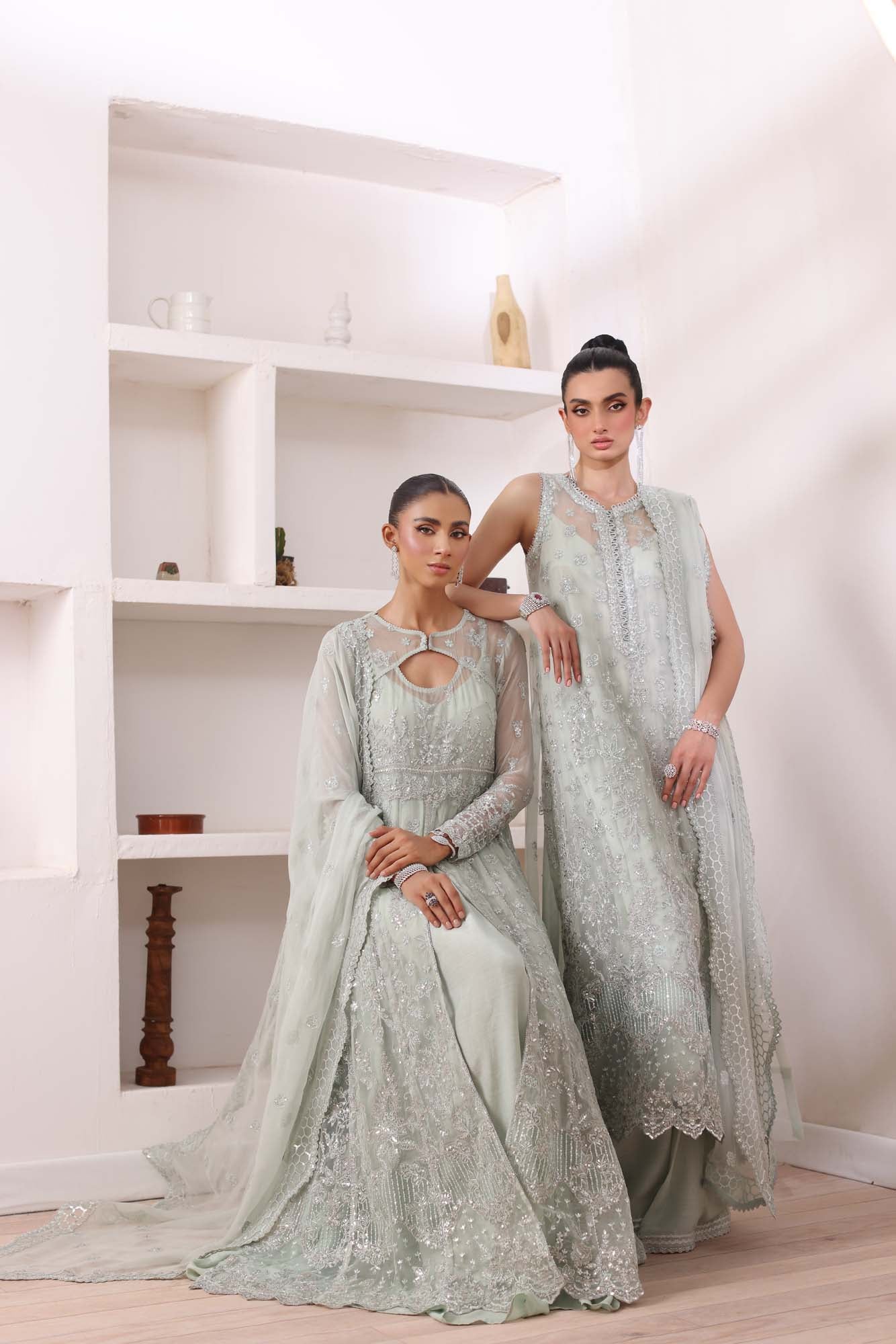 Noor by Saadia Asad | Noor Chiffon De Luxe | D8 - Wedding Dress - Maria Faisal
