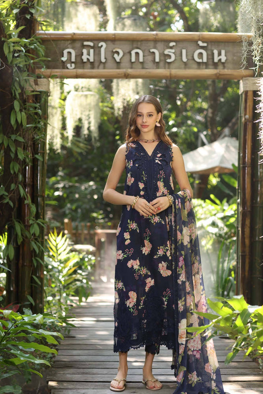 Noor by Saadia Asad | Eid Luxe Printedkari | D8-B by Maria Faisal - Registered Vendor of : Noor by Saadia Asad - type : Ladies Clothes - 100% original wedding dresses