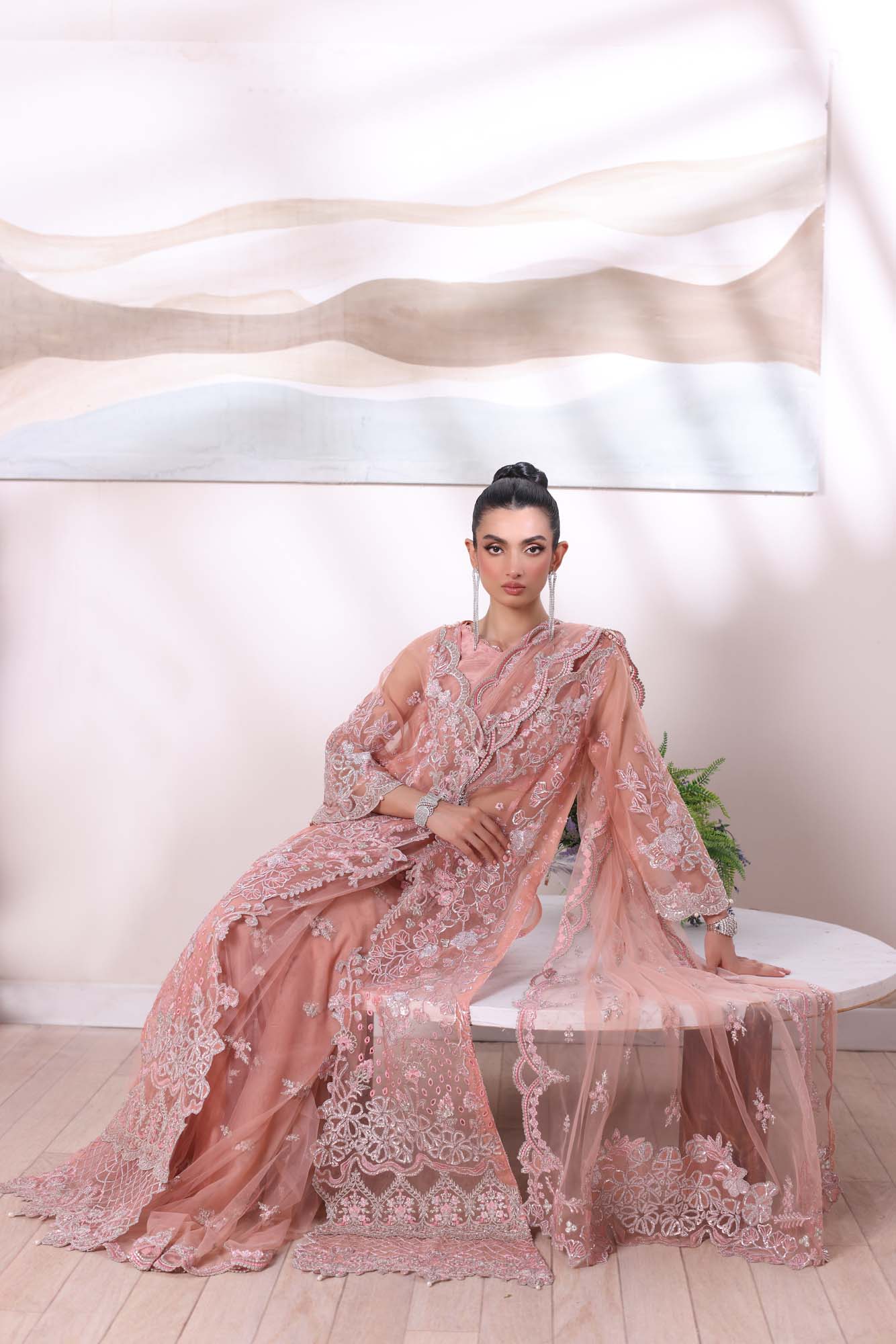 Noor by Saadia Asad | Noor Chiffon De Luxe | D6 - Wedding Dress - Maria Faisal