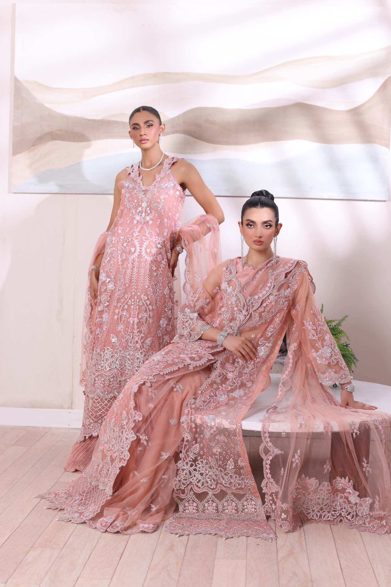 Noor by Saadia Asad | Noor Chiffon De Luxe | D6 - Wedding Dress - Maria Faisal